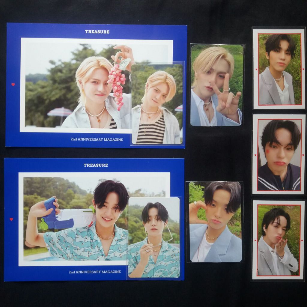 PC RPC Photocard Magazine 2nd Anniversary Treasure || Member Set (PC + Postcard) Yoshi Jaehyuk Blue 
