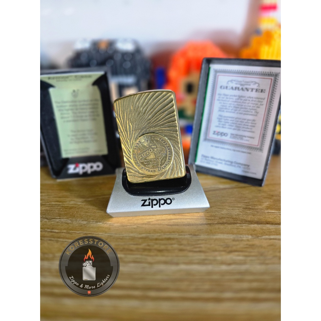 ZIPPO SPIRAL LOGO "Armour Case"