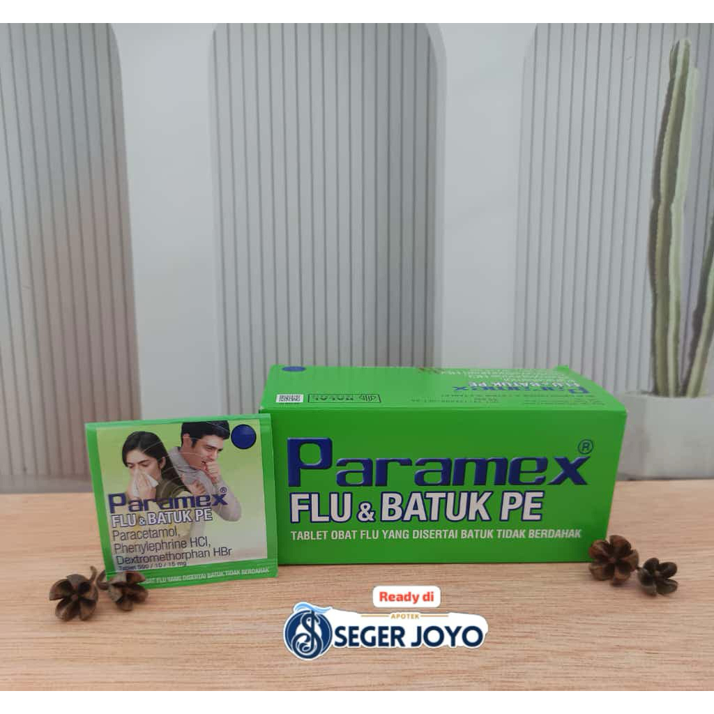 PARAMEX FLU & BATUK PE (Obat Flu dan Batuk Tidak Berdahak - Box)