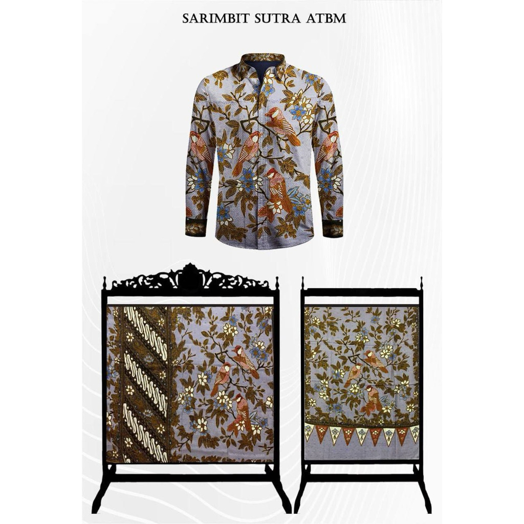 Batik Tulis Sarimbit Sutra Atbm Exclusive (Kain Batik)