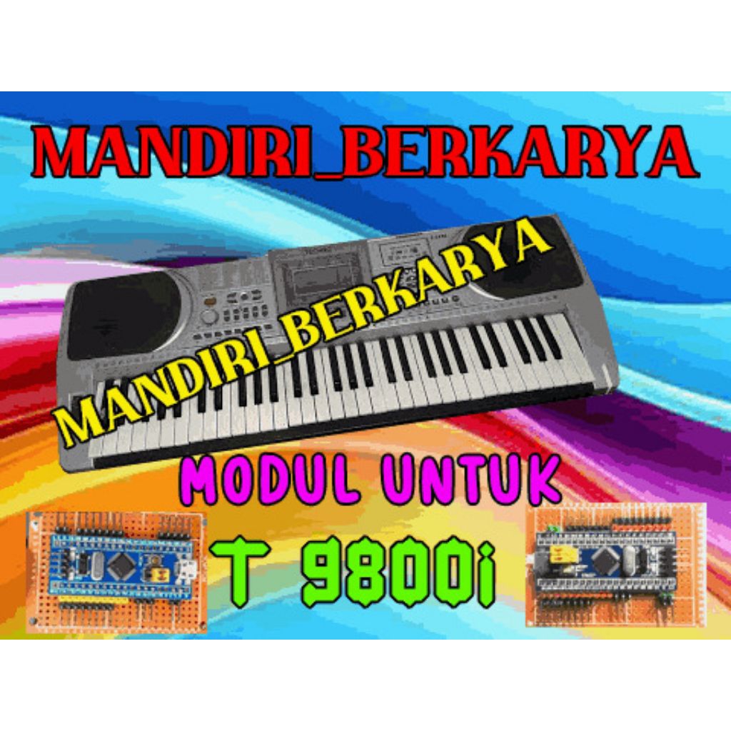 Modul Keyboard Techno T9800 T 9 800 modul STM32  keyboard oprek T 9800i