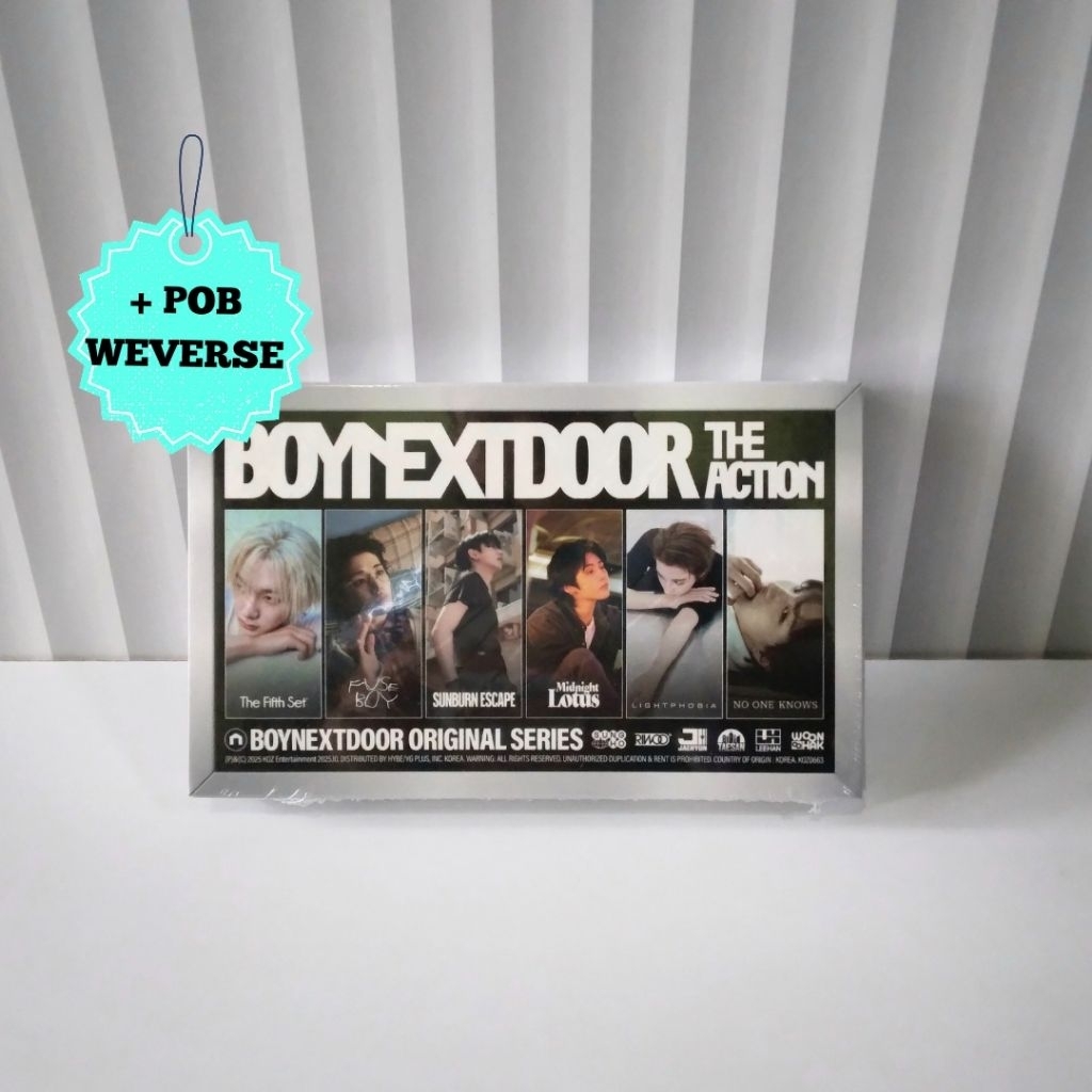 READY Album BOYNEXTDOOR THE ACTION Freme ver Jaehyun Sungho Taesan Leehan Riwoo Wonhak