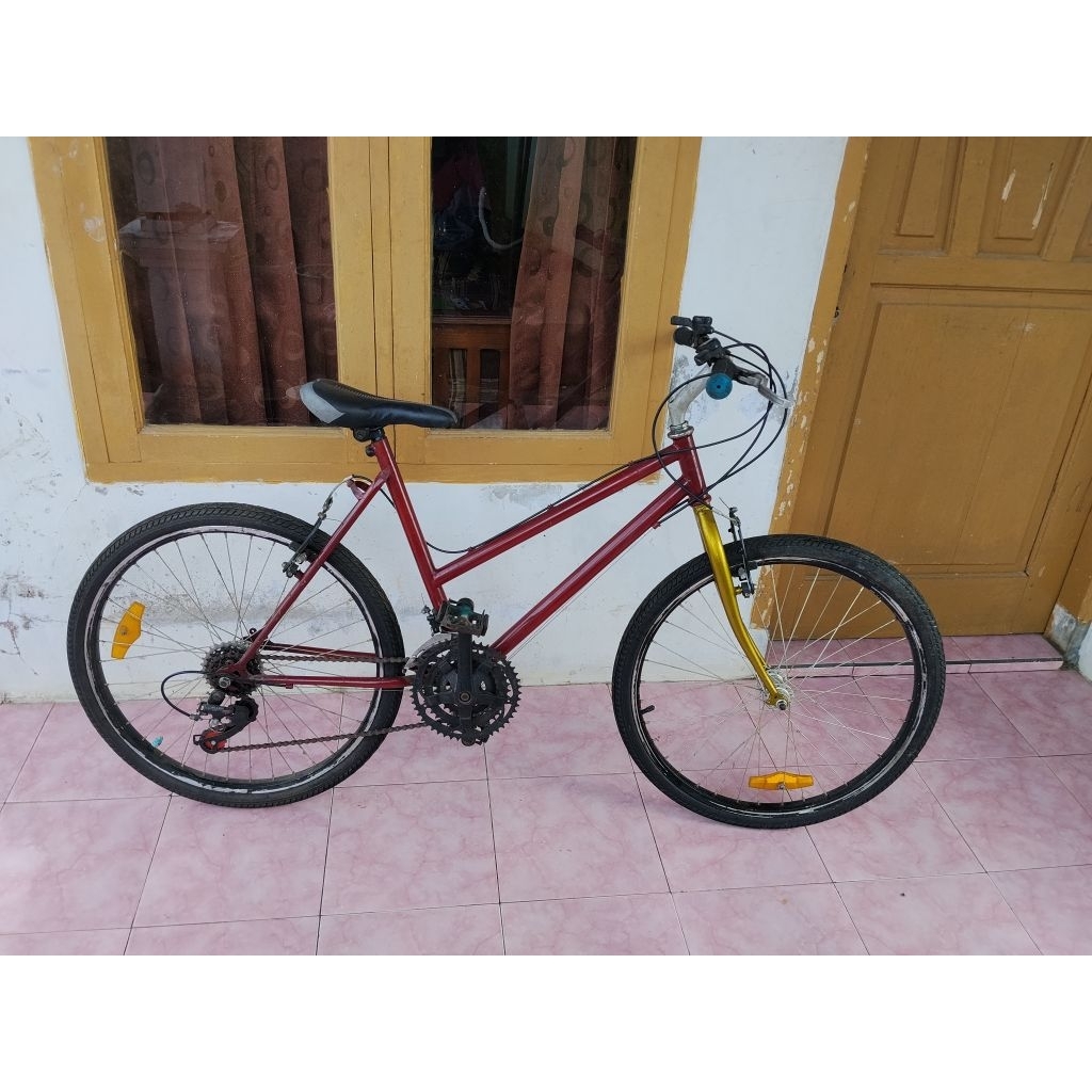 Sepeda MTB LADY BAN 24 SERI H900801984 SIZE 18" CAKEP KAYAK FEDERAL