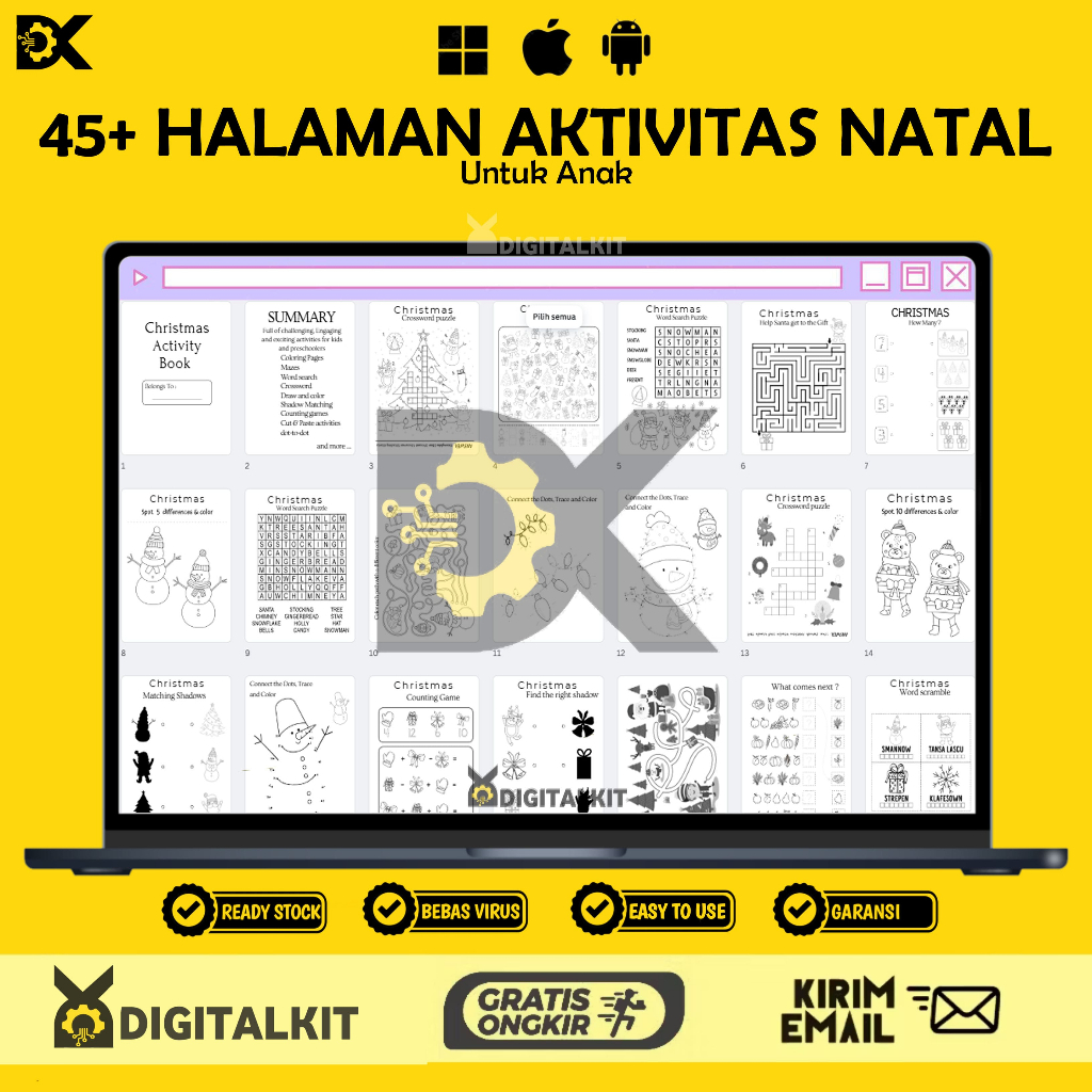 [T0155] 45+ HALAMAN AKTIVITAS NATAL UNTUK ANAK