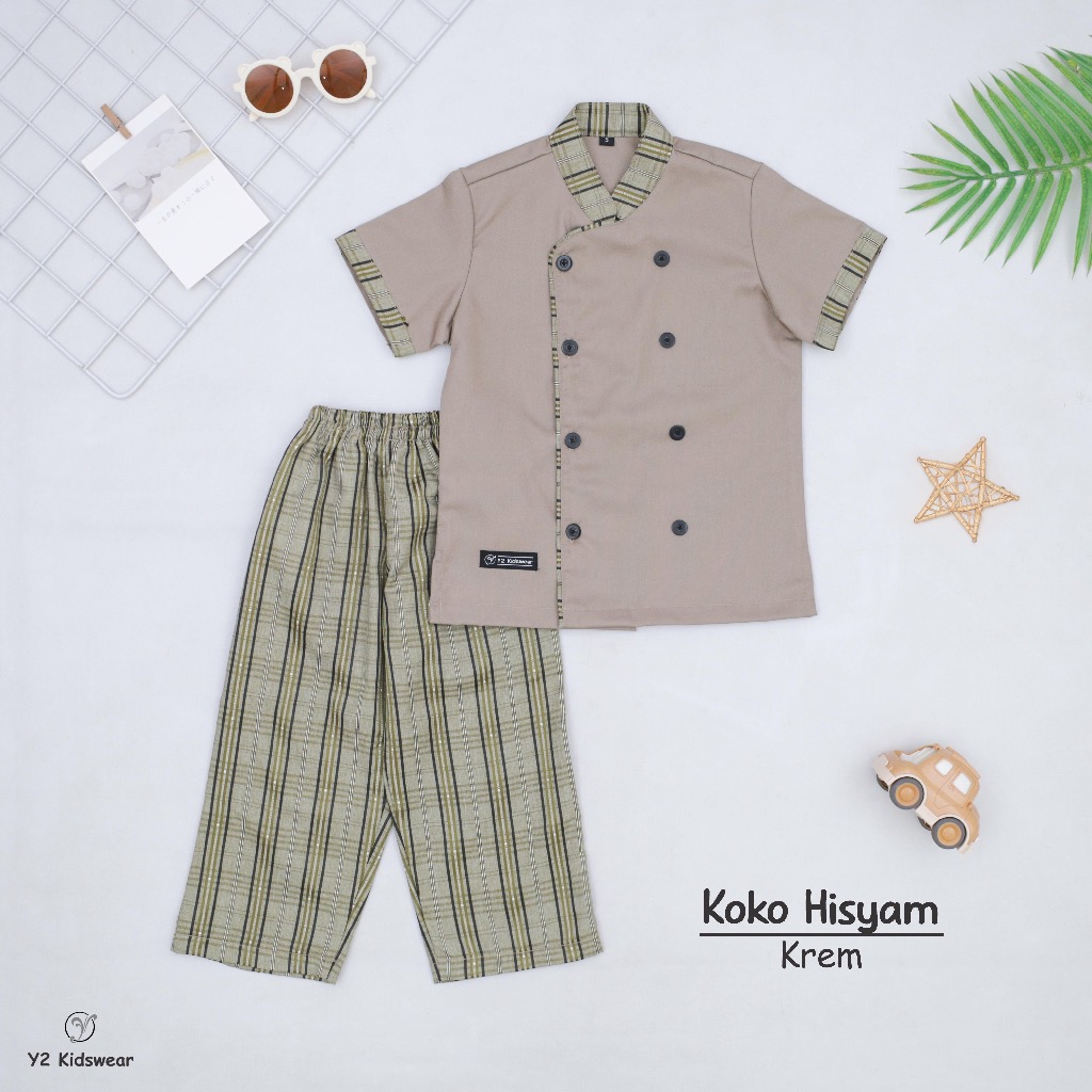 Baju Koko Anak Muslim Hisyam by Y2 Kids