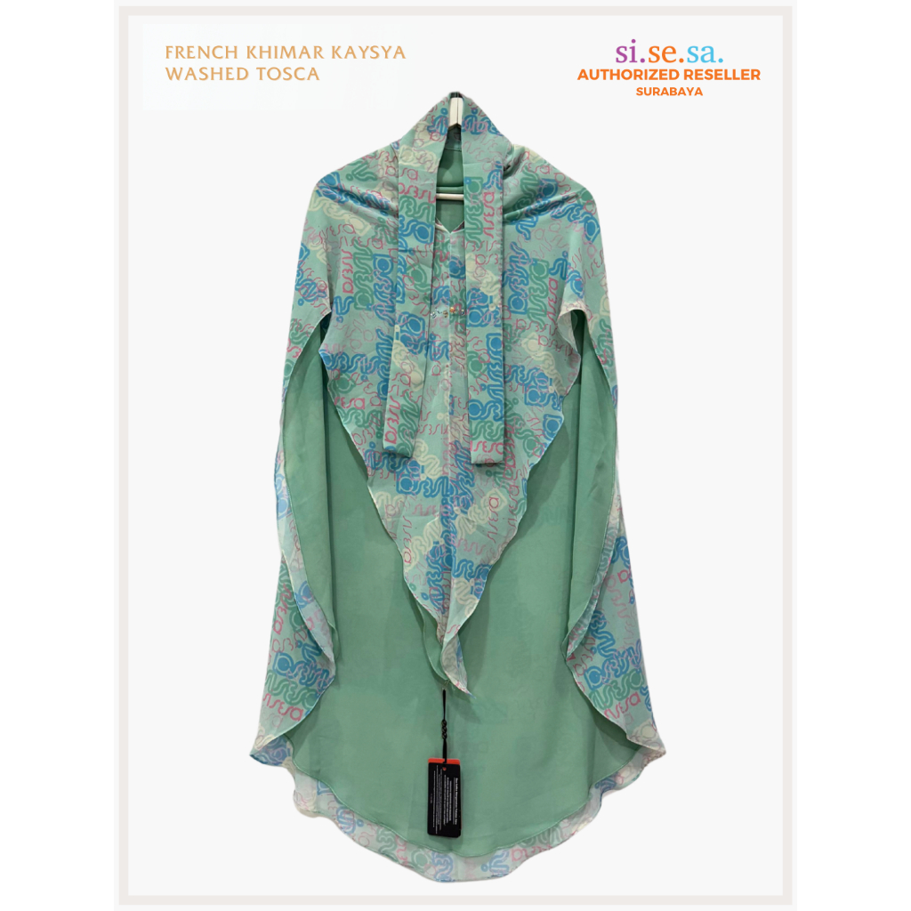 [SILMIKAFF] SISESA FRENCH KHIMAR KAYSYA SWAROVSKI Syari Hijab Jilbab Ready Si.Se.Sa