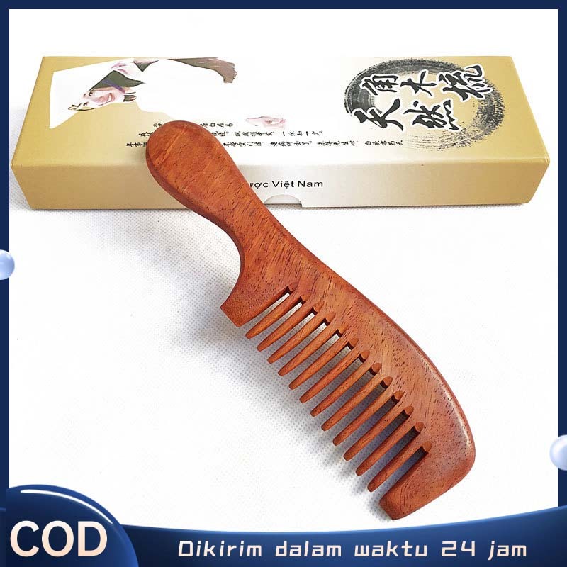 Sisir Kayu Wooden Comb Sisir Kayu Asli Sisir Serit Kayu