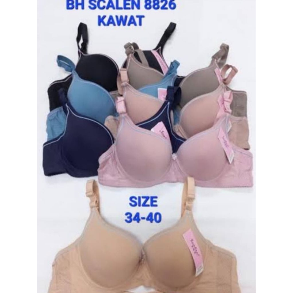 SCALEN BH KAWAT CUP B,Tali Bh bisa di lepas UKURAN DARI 34,36,38,40