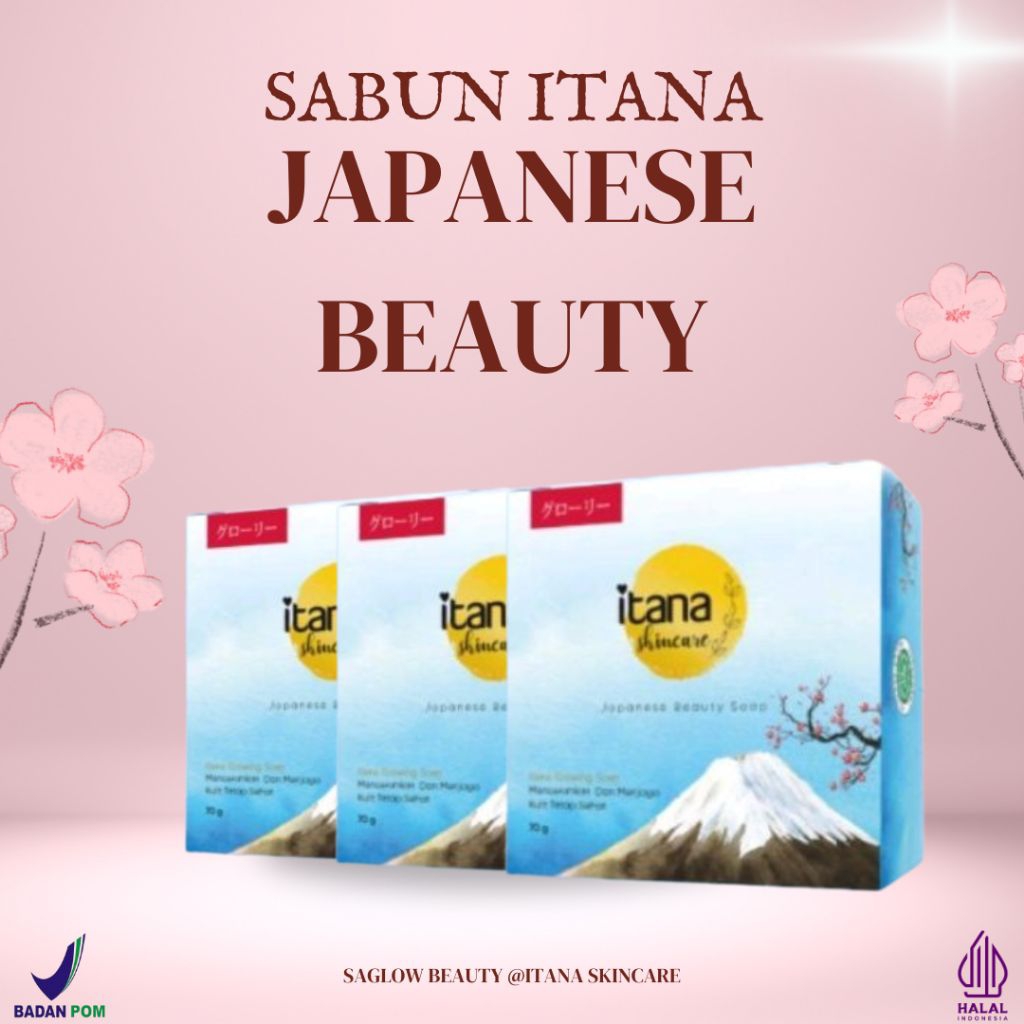 ITANA SKINCARE|sabun itana isi 3 pcs Japanese beauty