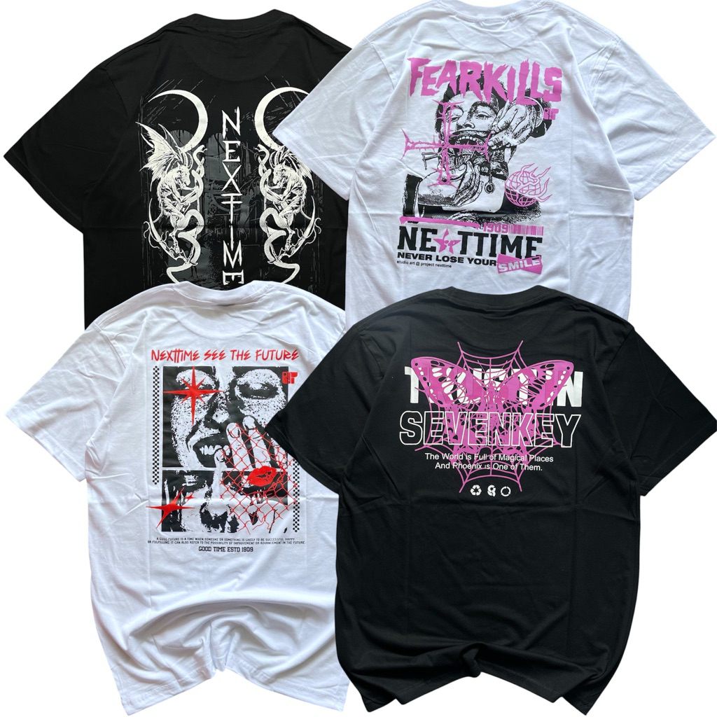 T-SHIRT /KAOS / KAOS PRIA / KAOS DISTRO / BAJU KAOS / SEVENKEY / NEXTIME / HOOLIGANS / Roughneck / R