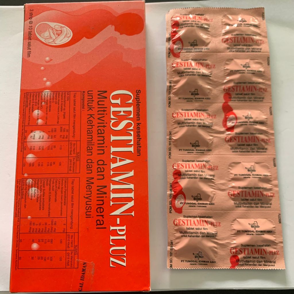 GESTIAMIN PLUZ VITAMIN IBU HAMIL