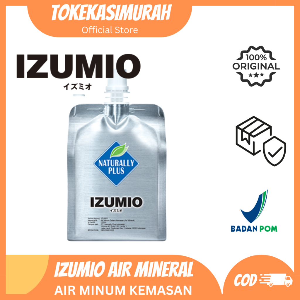 Izumio Original Air Hydrogen Sasetan 200ML Japan / Air Minum Kemasan / Air Mineral