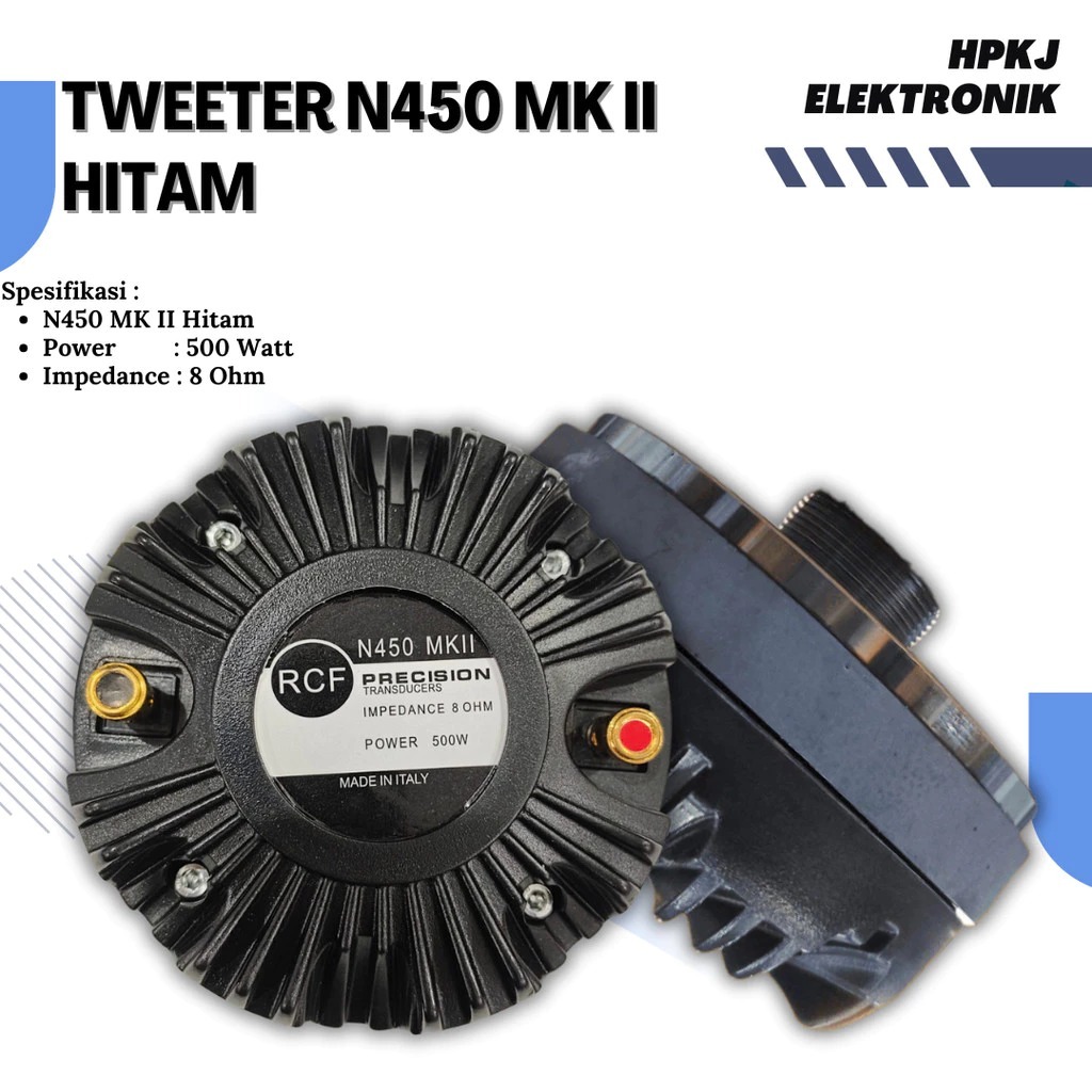 Tweeter RCF N 450 MK II - Driver RCF N 450CX N450-MK2