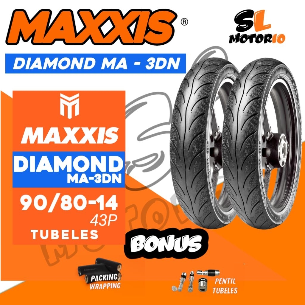 Ban Luar Maxxis 90/80-14 ; 100/80-14 MAXXIS DIAMOND TUBLES Diamond MA - 3DN RING 14