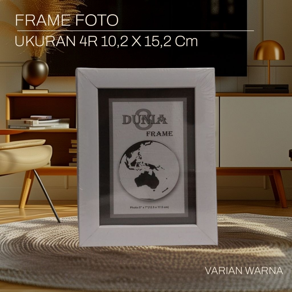 FRAME FOTO 4R PUTIH /BINGKAI FOTO 4R  / pigura 4r (10x15cm) bingkai Harga Grosir