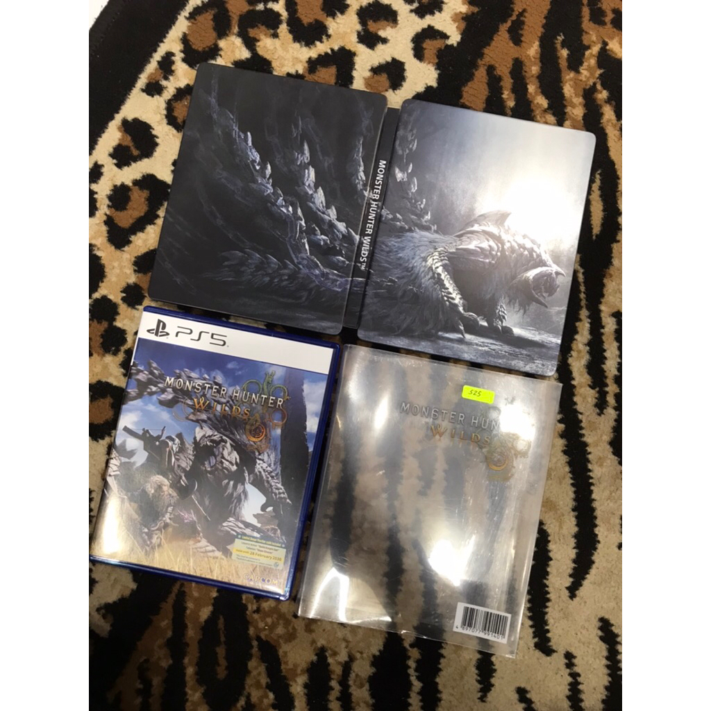 Kaset BD PS4 Monster Hunter Wilds Steelcase
