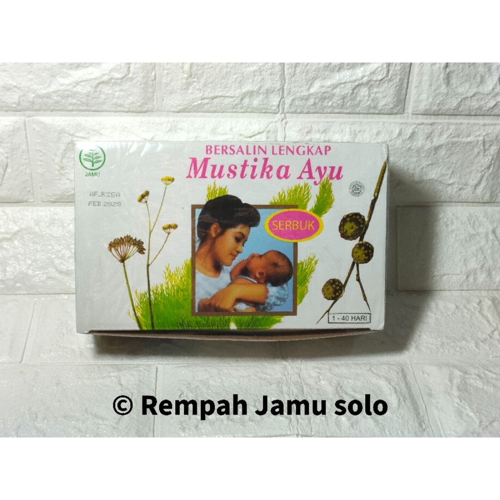 Jamu Lengkap Bersalin 40 hari Mustika ayu Pil, Serbuk