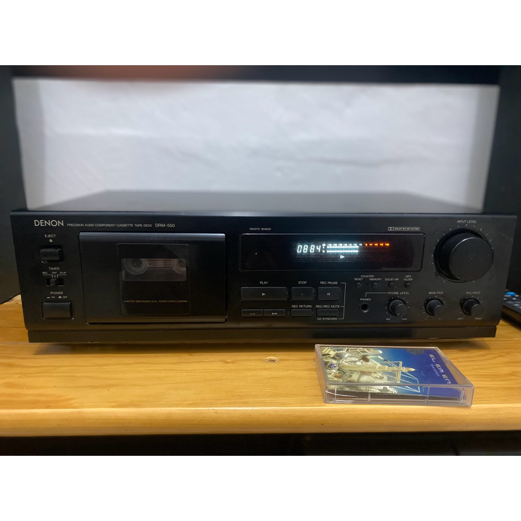 tape deck Denon drm 550 pamutar kaset pita