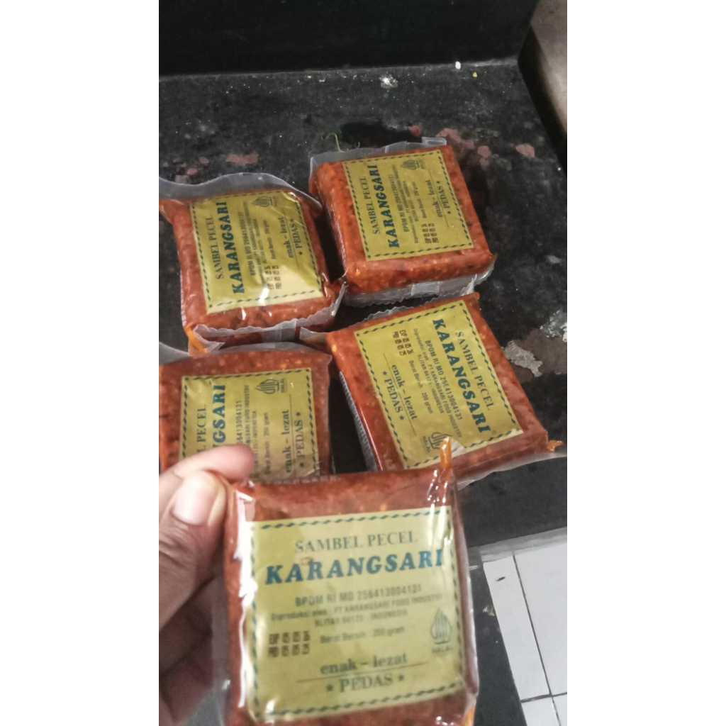 Sambal Pecel Karangsari Laris Pasar Induk