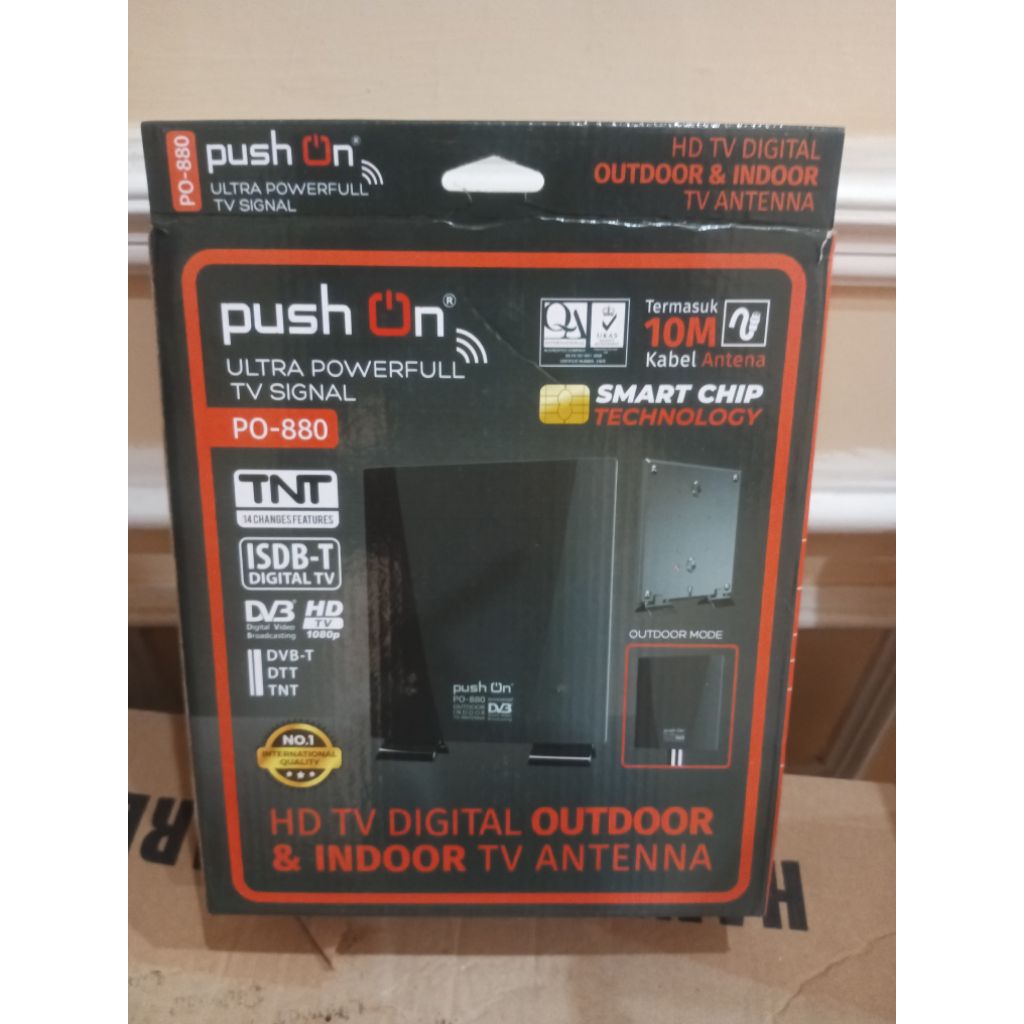 PUSH ON antena anten TV digital push on indoor outdorr