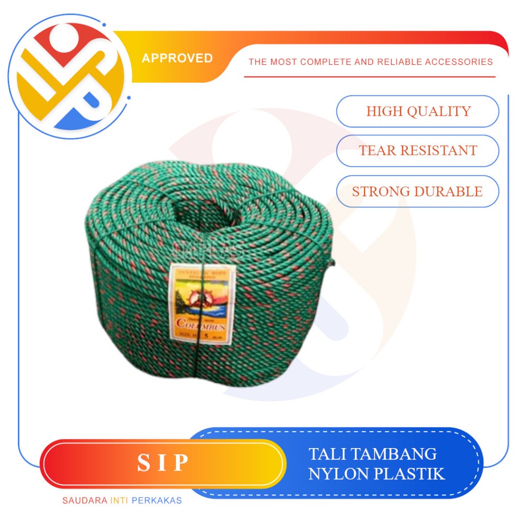 Tali Nilon / Tali Tambang Plastik Besar Per Meter