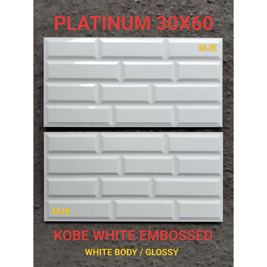 KERAMIK PLATINUM KOBE WHITE 30X60