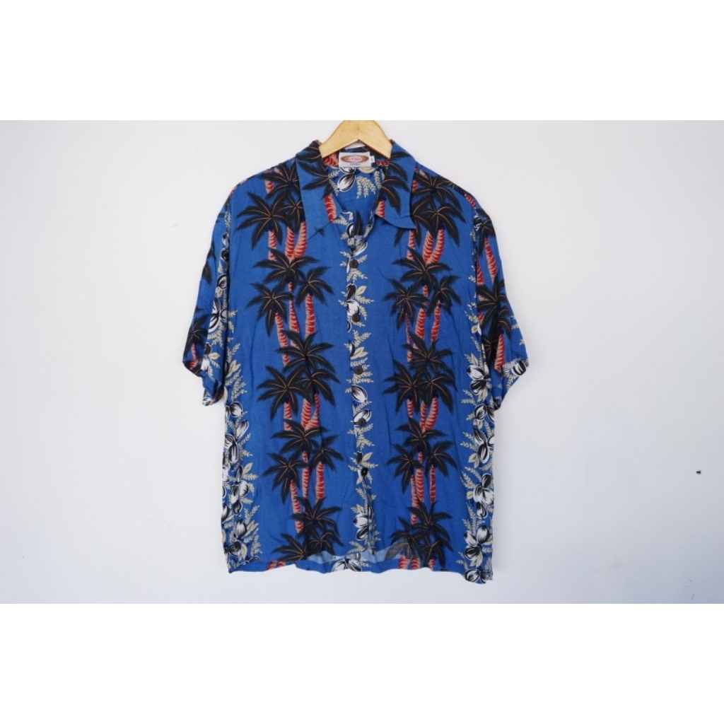 KEMEJA VINTAGE PAHOA KALAPANA ORIGINAL JAPAN MARKET - KEMEJA HAWAII - KEMEJA PANTAI