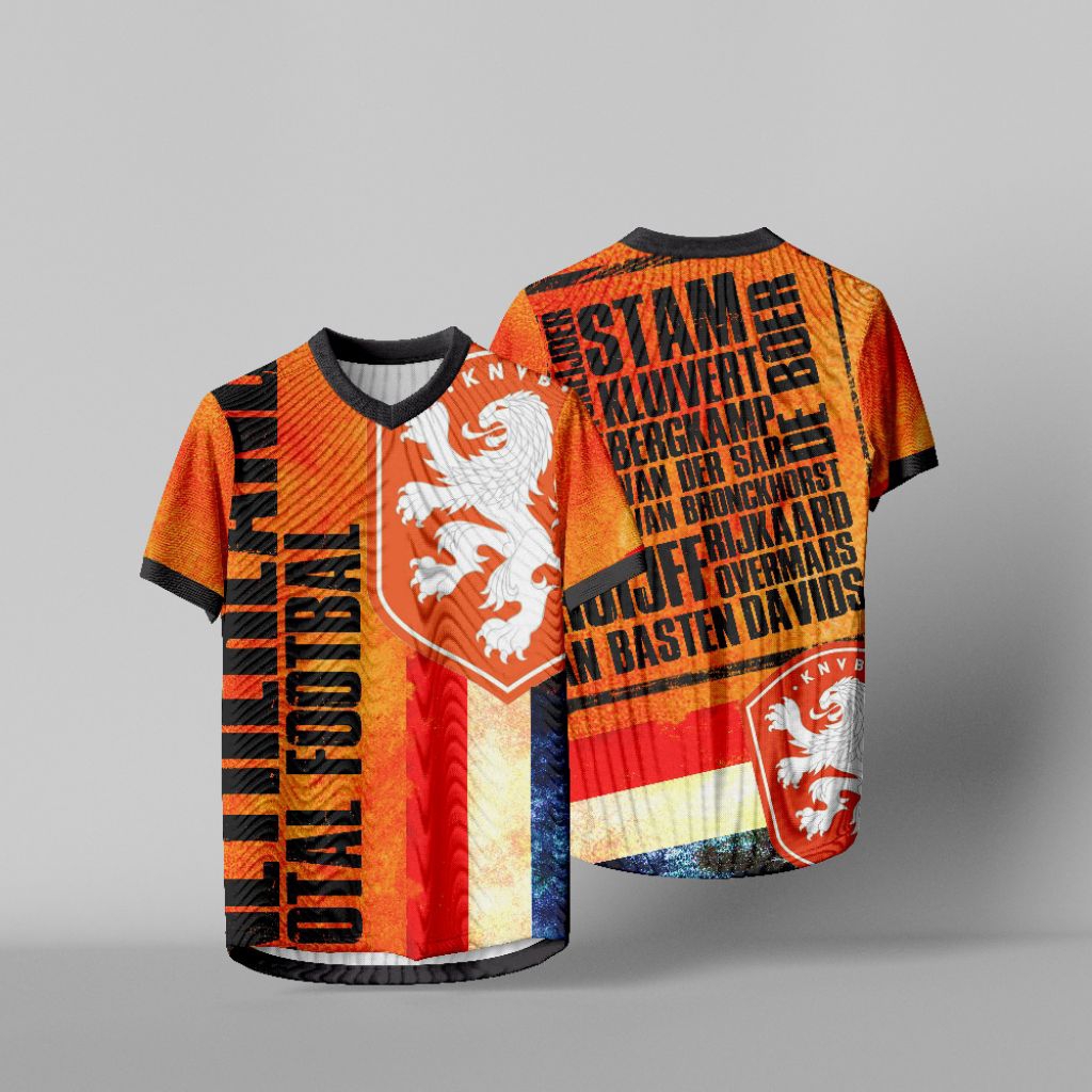 Jersey Sepak Bola Timnas Belanda Total Football