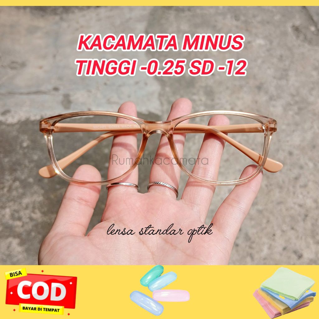 Kacamata Minus Tinggi -0.25 sd -12.00 Kacamata Rabun Jauh Wanita Kacamata Minus Tinggi