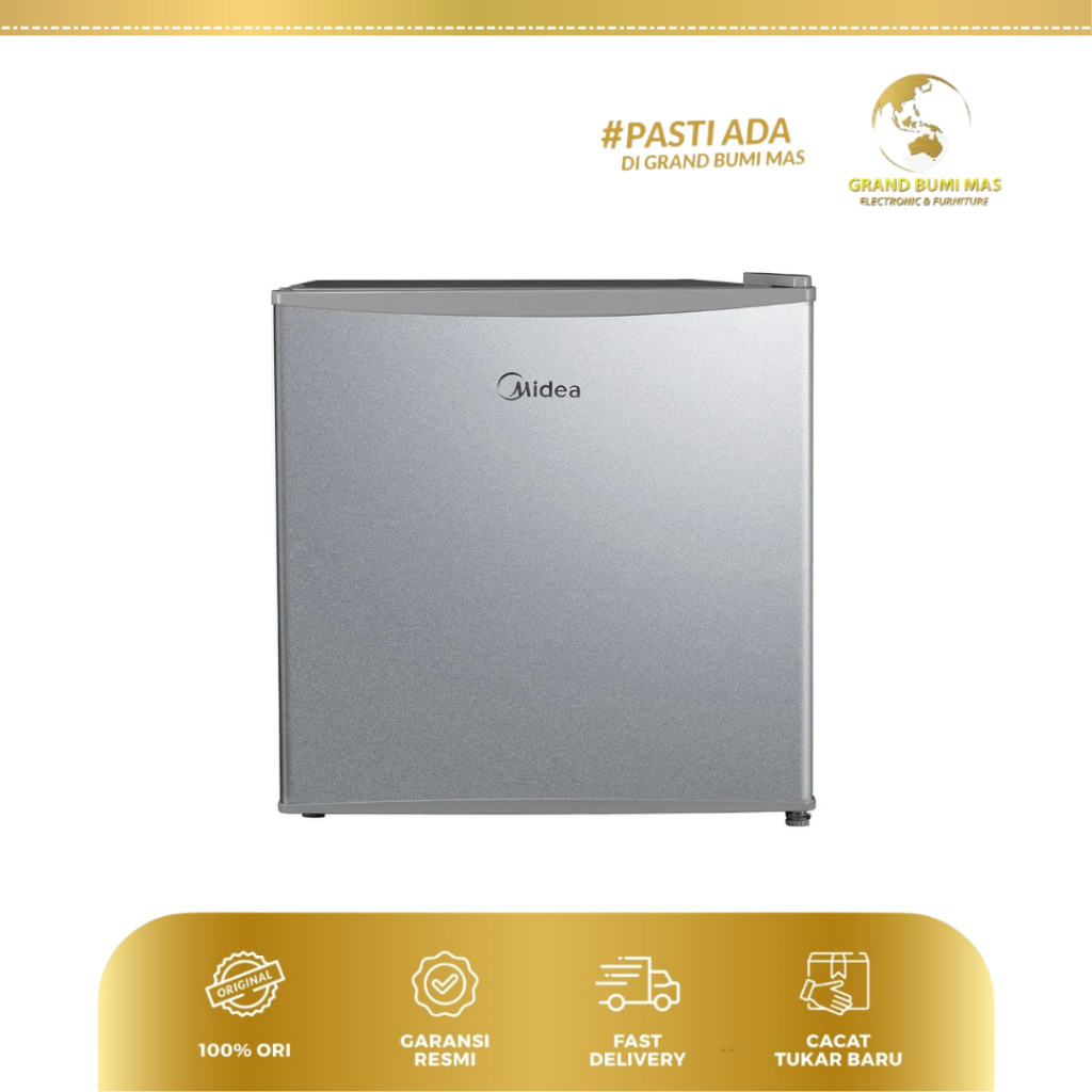 KULKAS 1 PINTU MINI BAR 50 LITER MIDEA MDRD-86FGG50ID