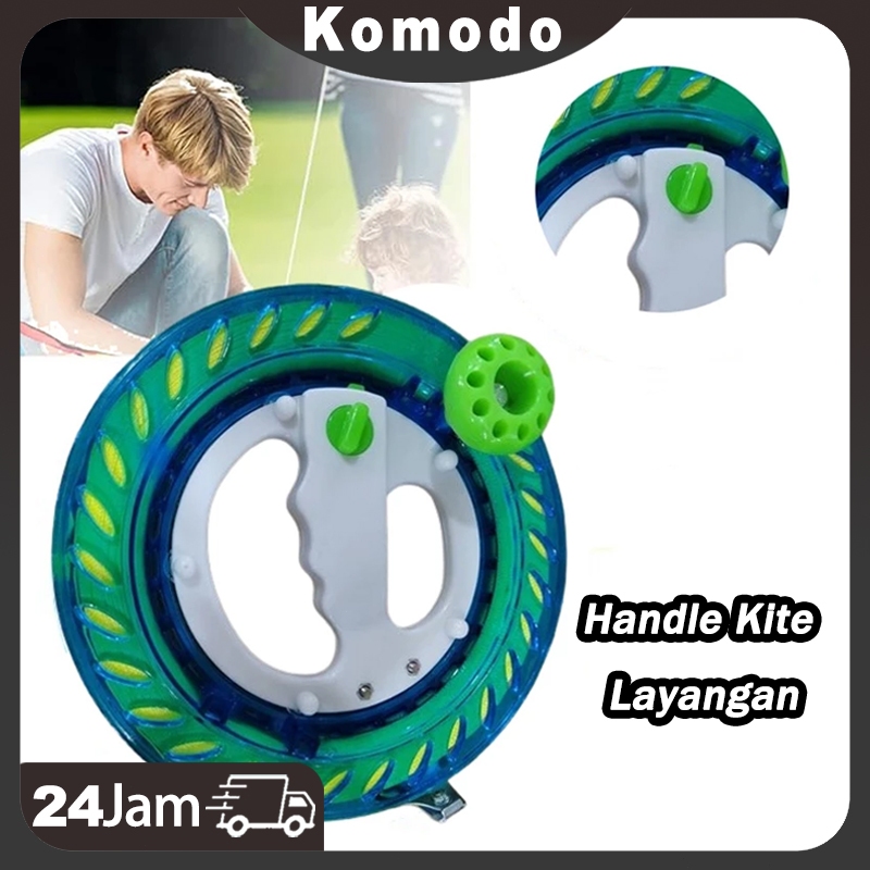 Alat Gulung Benang /Layangan Handle Kite/ Layangan Besar Penggulung /Layangan Dengan Kunci Pegangan 