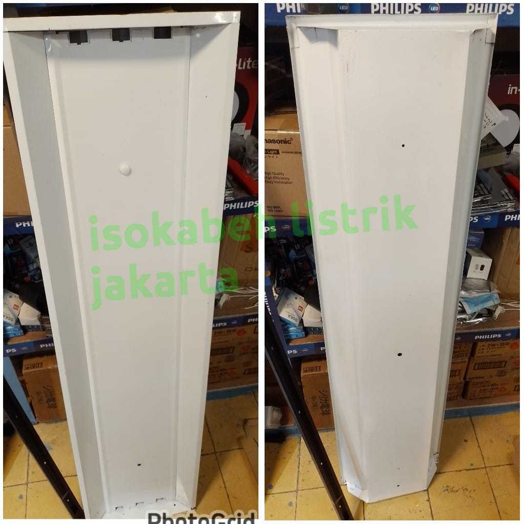 Kap Lampu TKI 3X36W 120CM Kap Lampu TL T8 TKI 3X16W 120CM Set Lampu Led Philips