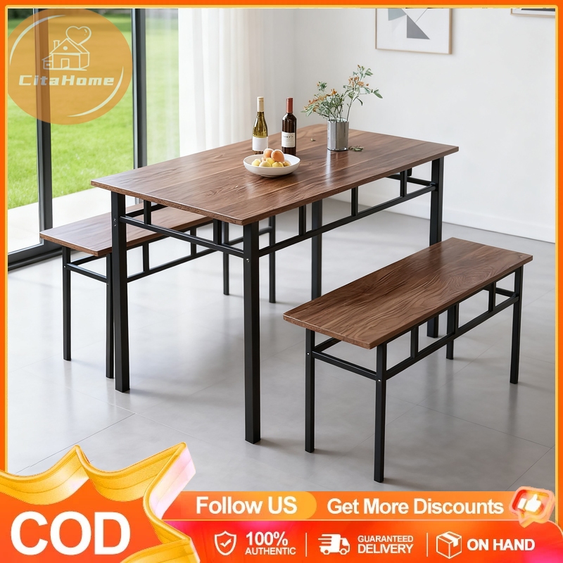 {COD} Set meja dan kursi / kursi restoran angin minimalis / cocok untuk ruang tamu, restoran, mini k