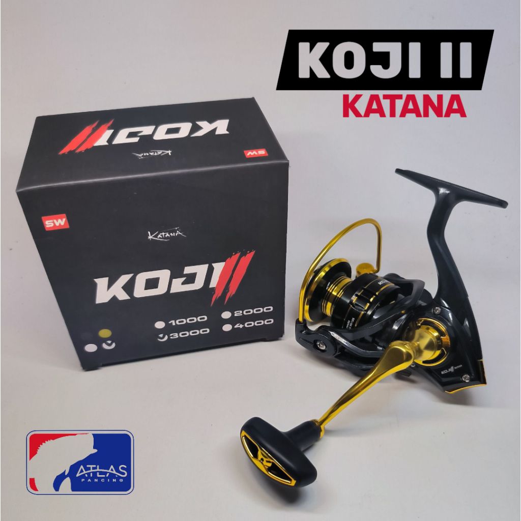 Reel Katana Koji 2: Smooth & Kuat untuk Pancing Galatama/Laut
