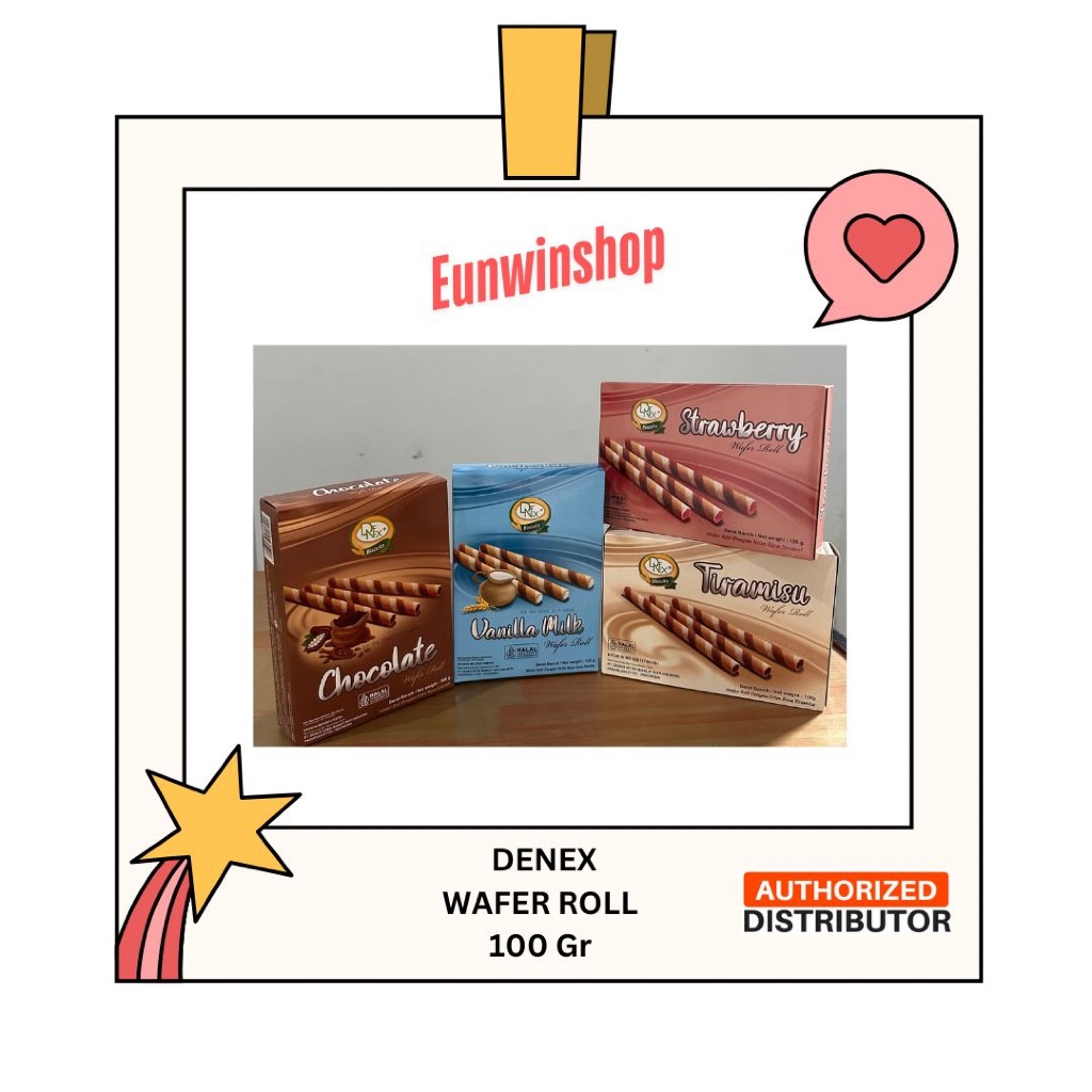 Denex Wafer Roll Astor 100gr - snack hajatan, lahiran, khitanan, asul asul, parcel dan hampers
