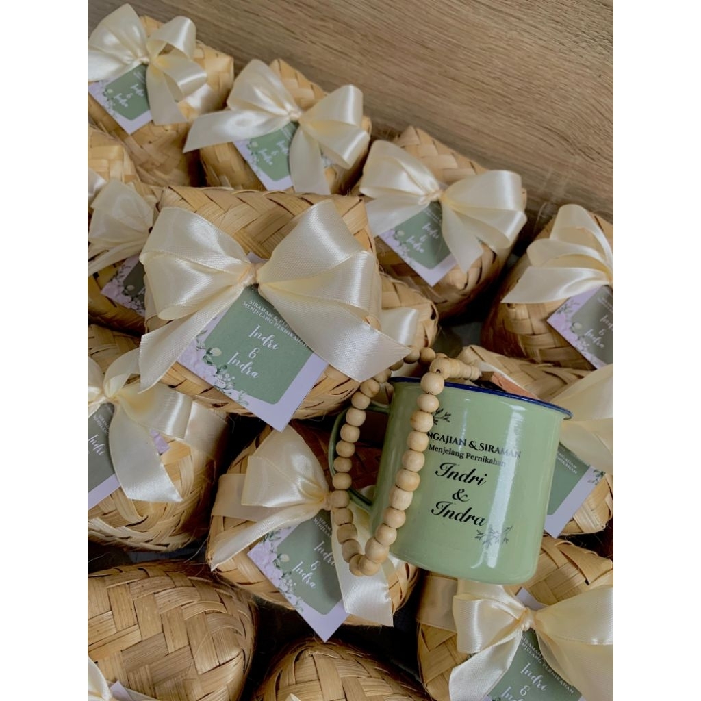 SOUVENIR CANGKIR STIKER TASBIH - SOUVENIR PERNIKAHAN - SOUVENIR NIKAHAN - SOUVENIR TASYAKURAN - SOUV