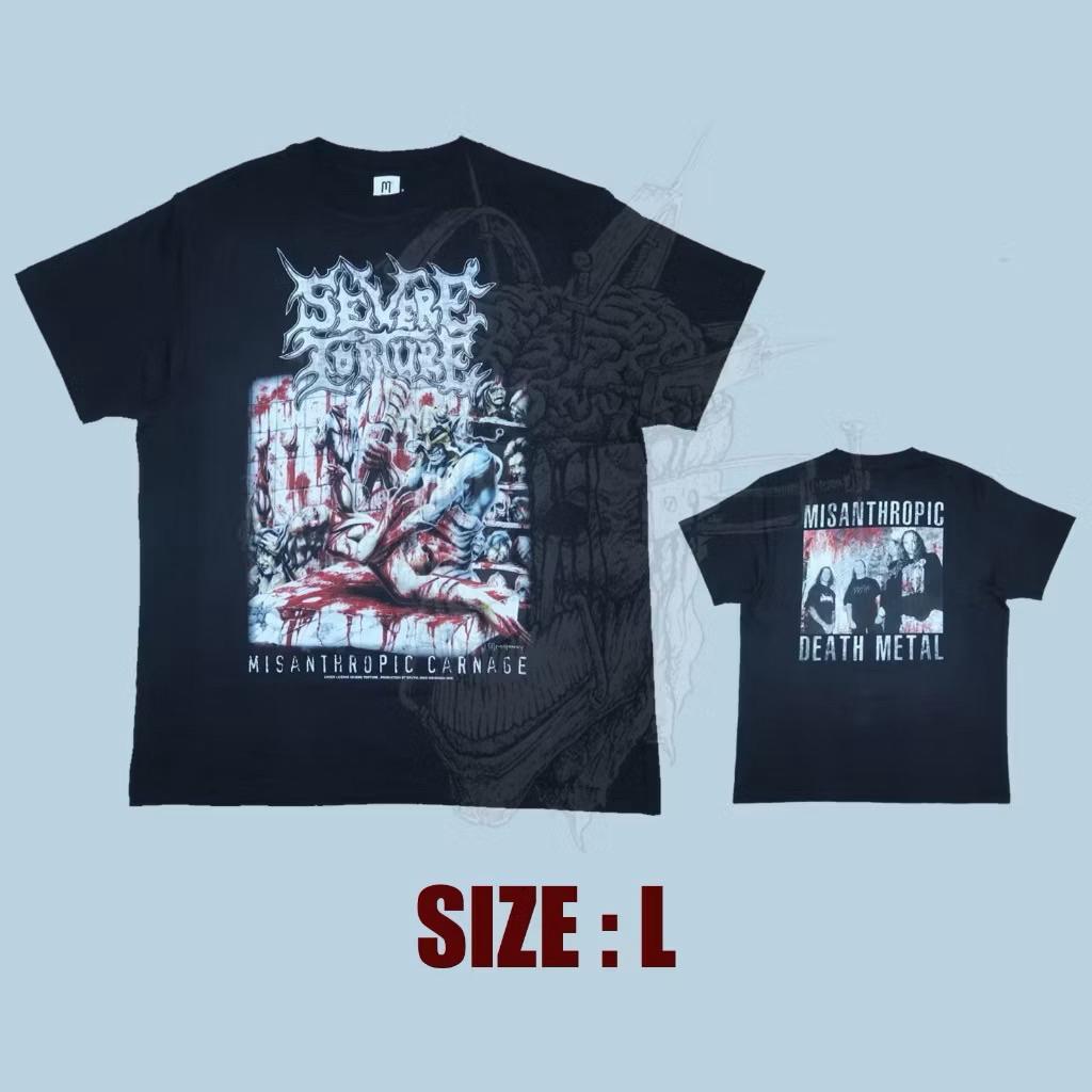 SEVERE TORTURE misanthropic carnage - TSHIRT ORIGINAL released By Brutalmind