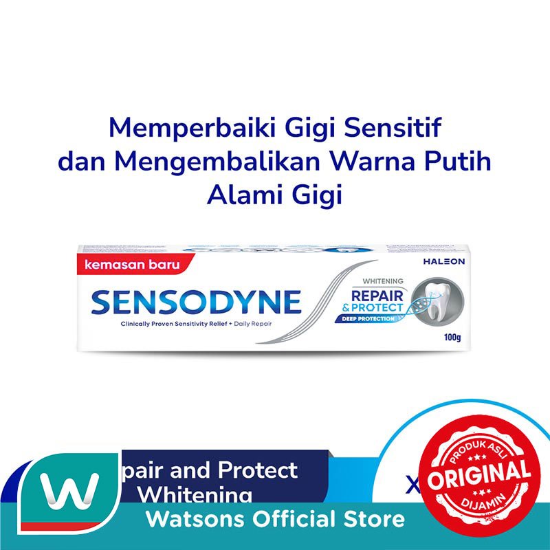 Sensodyne Pasta Gigi Repair & Protect Whitening 100g