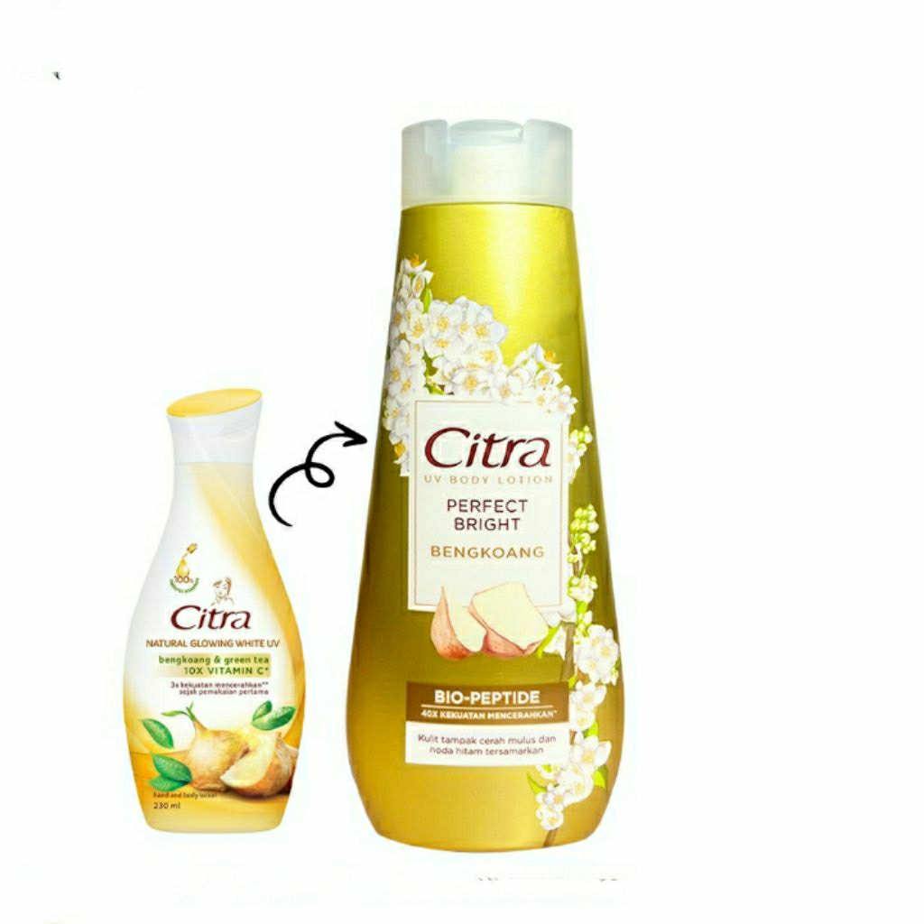 CITRA Hand & Body Lotion | 210ml |  Bengkoang Natural_glowUp_UV.