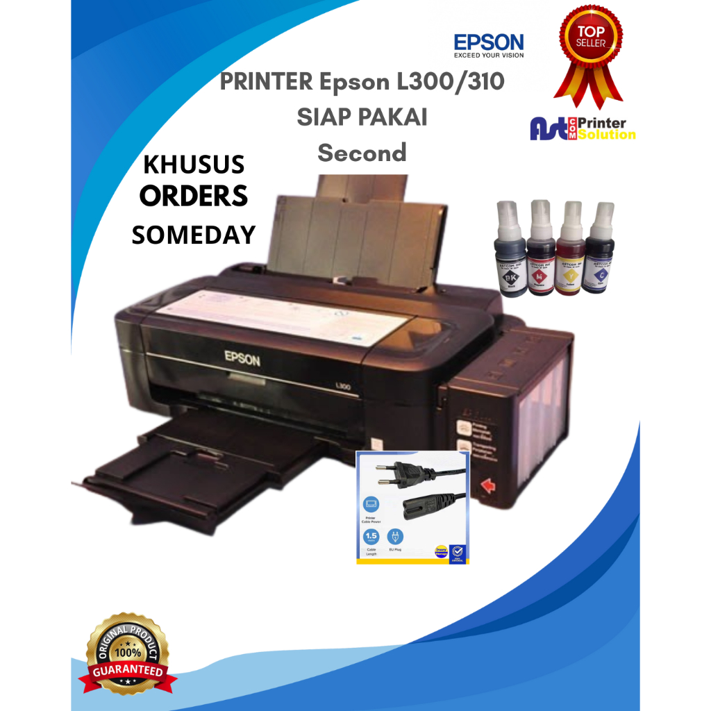 PRINTER EPSON l310/ L300/L110 , SECOND SIAP PAKAI