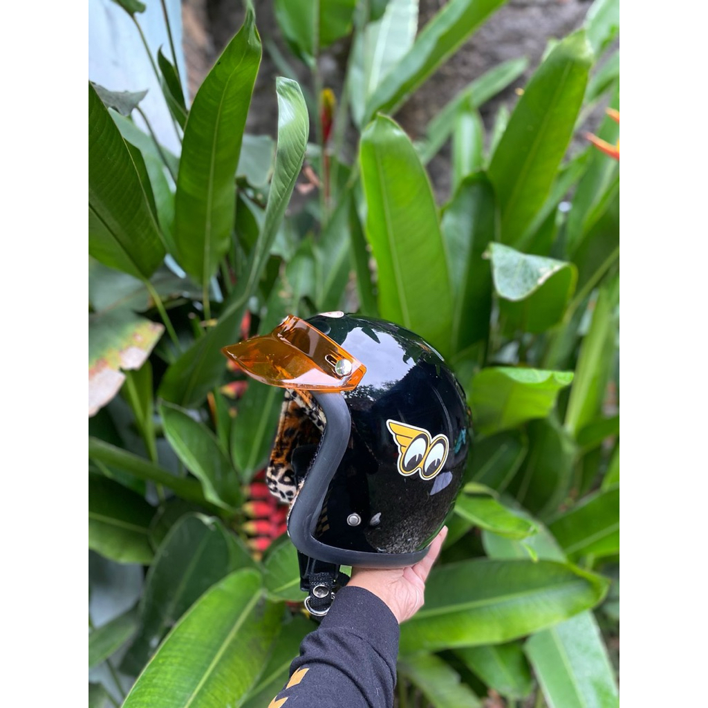 Helm gl series chips slimhead jadul ori lawas vigano dmi kiwi robot cakil retro klasik