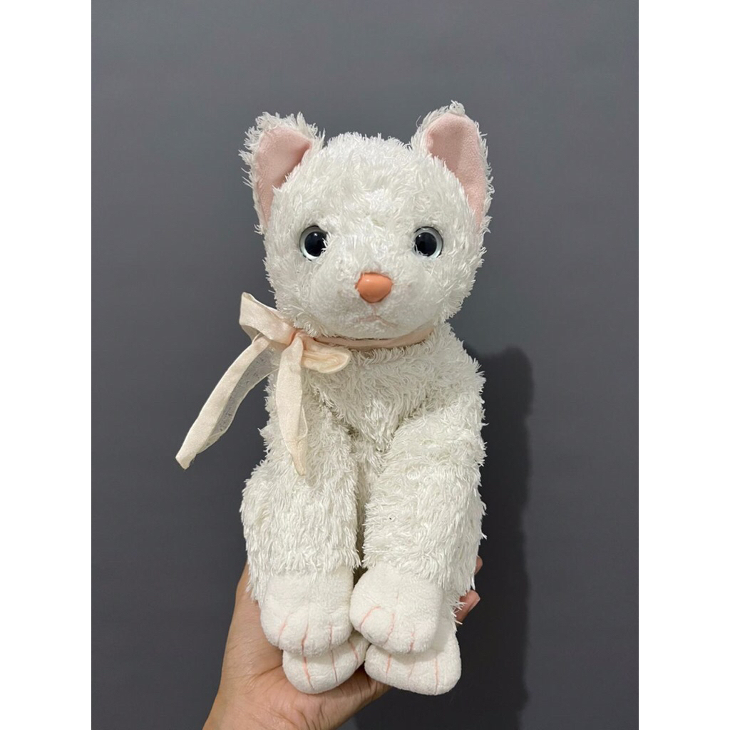 [PL] DOLL | BONEKA | KUCING | CAT | Boneka Kucing Putih Ty | TY Label aman - Size M