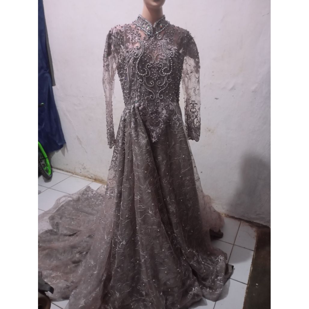 gaun pengantin preloved / gaun pengantin second