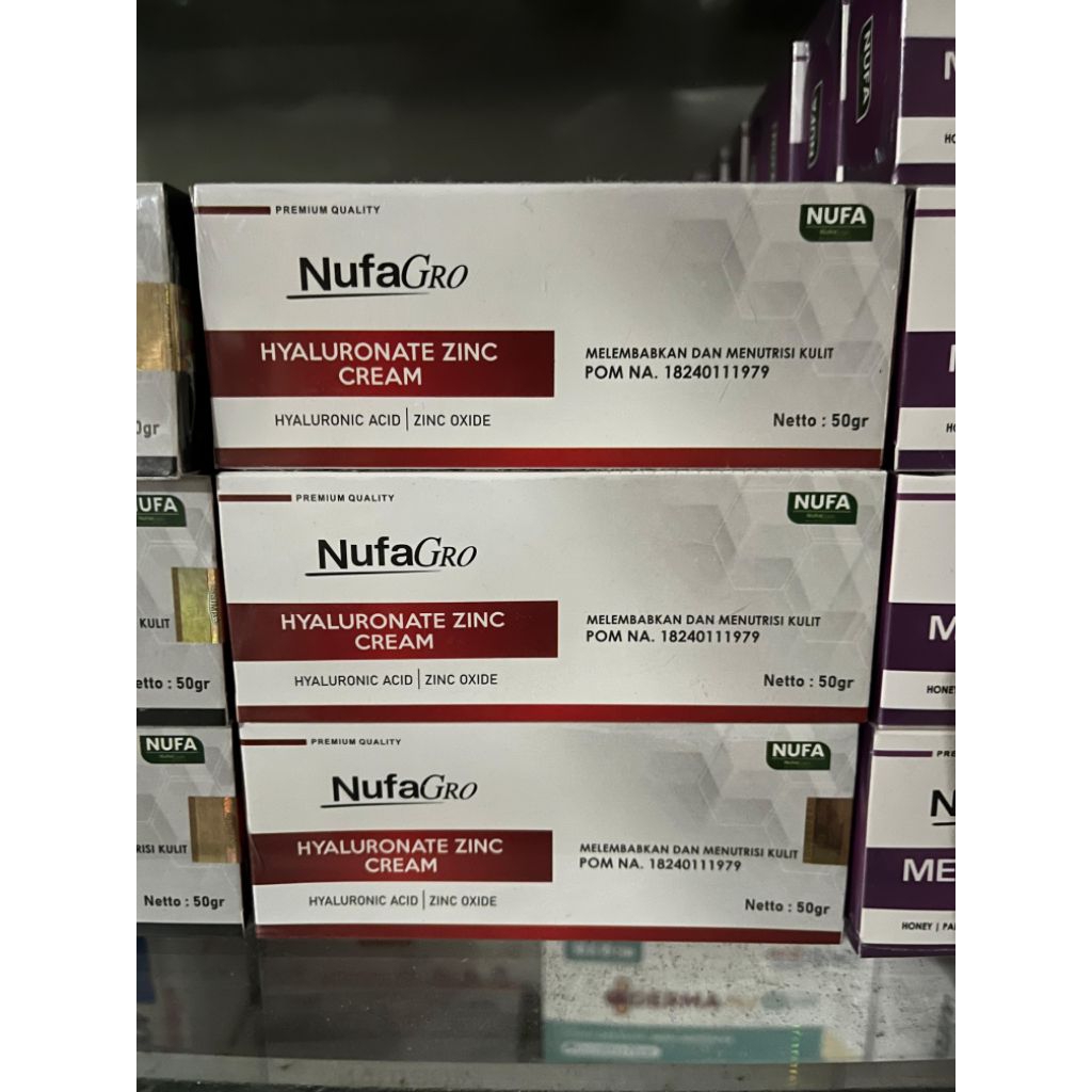 Nufagro Hyaluronate Zinc Cream 50 gr / Nufa LKA HAZALF 50 gr / Nufagro HAZ 50gr / NufaGro / Wound Ca