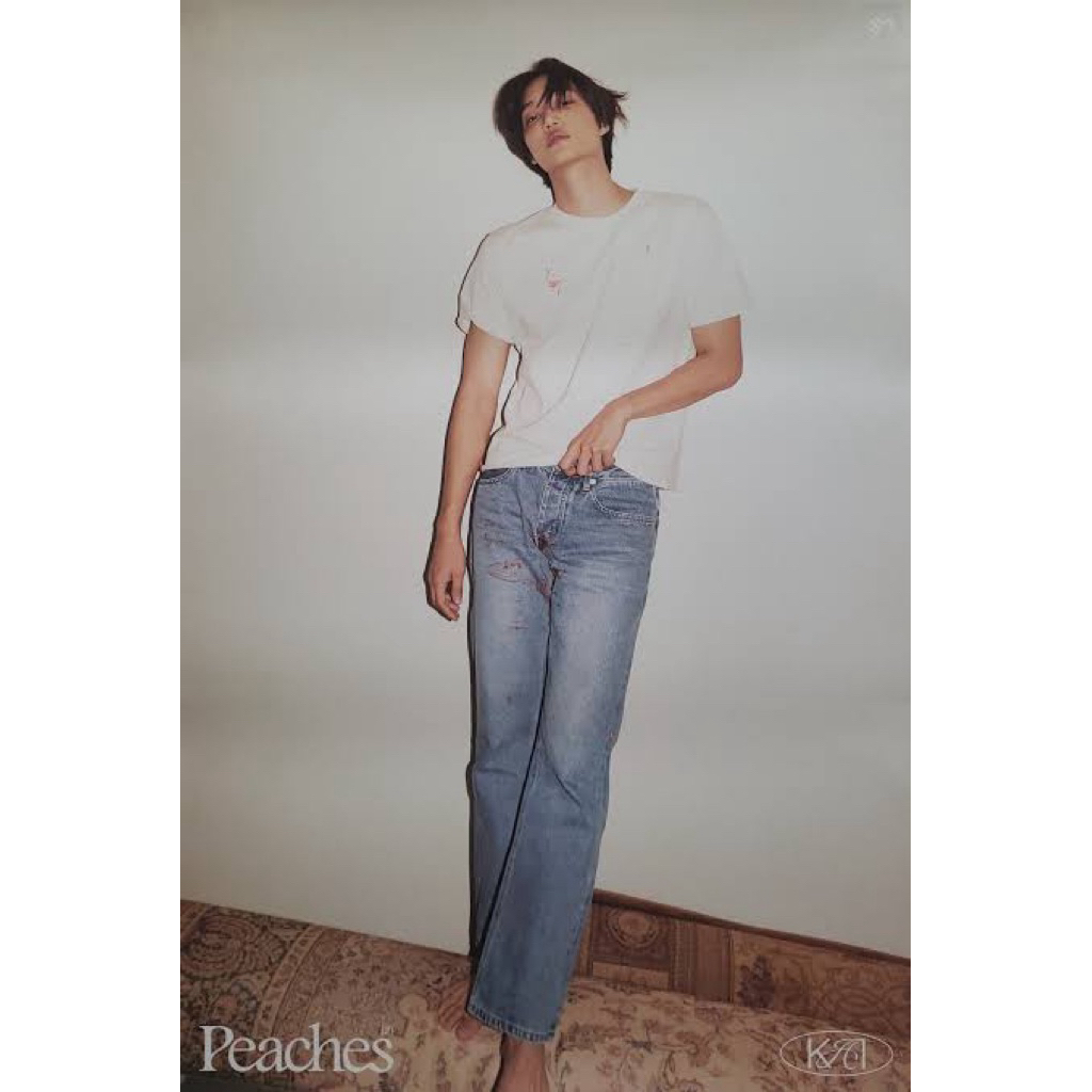 [READY] Official Kai Solo Poster Peaches Kisses / Peaches ver