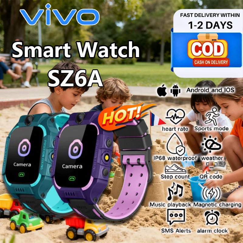 VIVO Kids Watch smartwatch anak jam tangan anak sz6a GPS positioning watch telepon tahan air voice c
