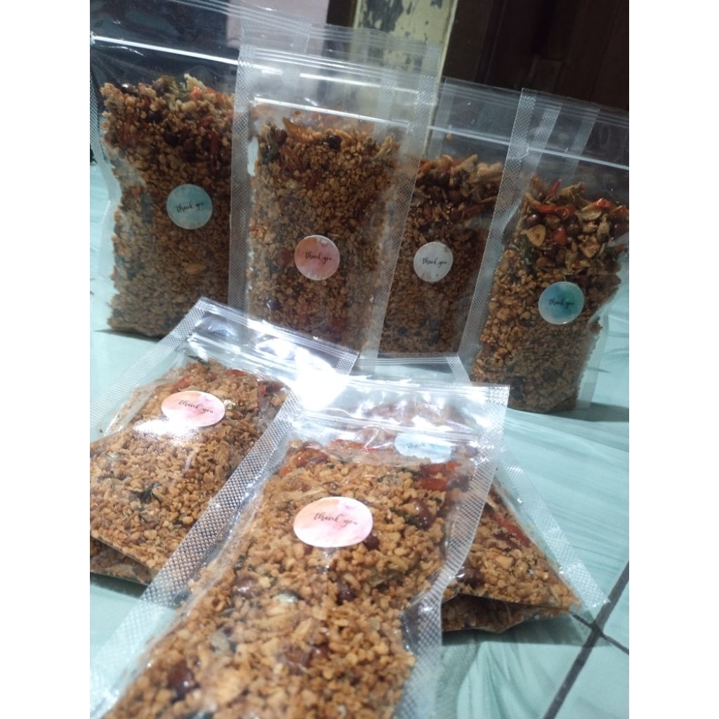 Kering Tempe Tabur Original, kering tempe parut, tempe kriuk 160gr