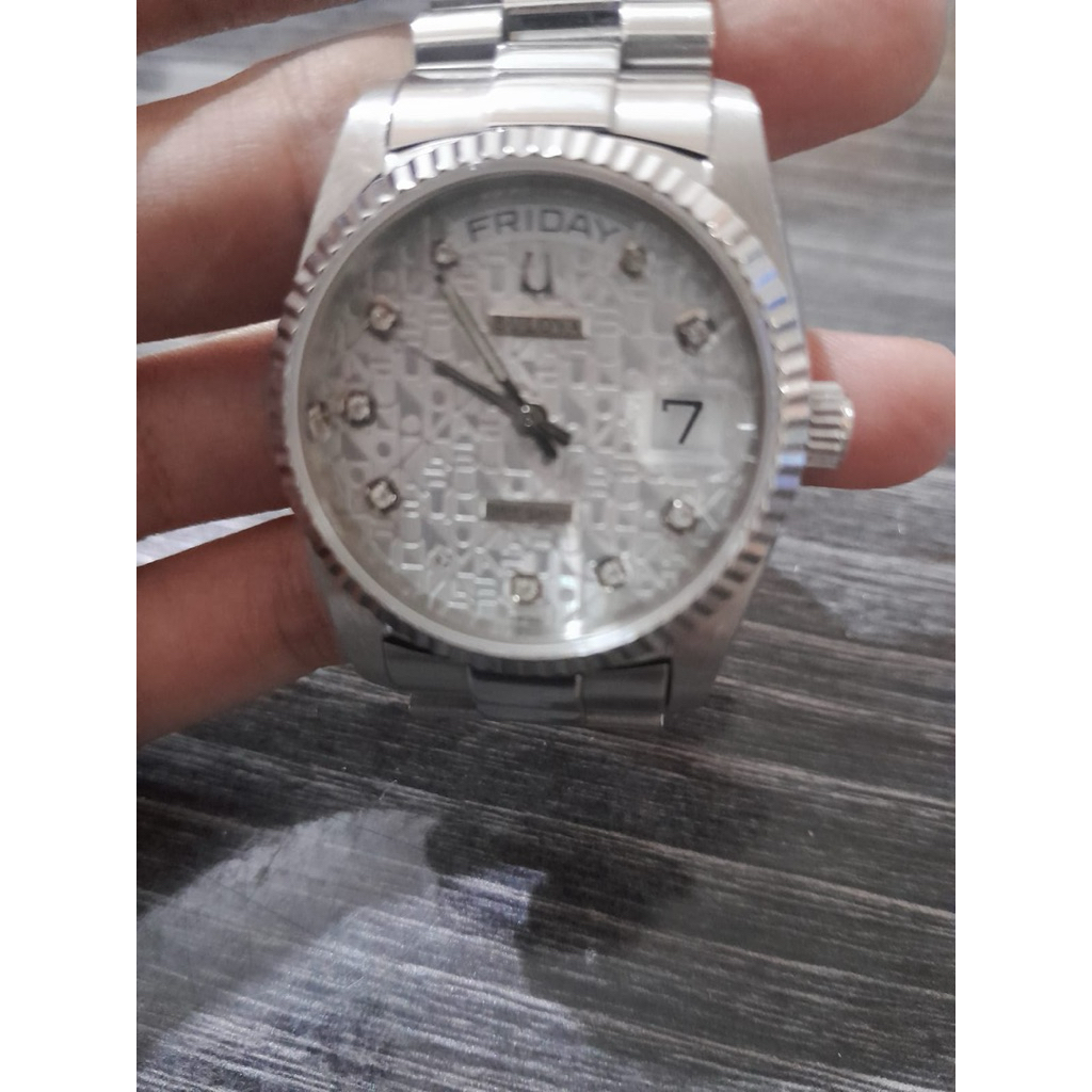 Bulova101099Diamond.Male.40mm (jam tangan pria Bulova Automatic)
