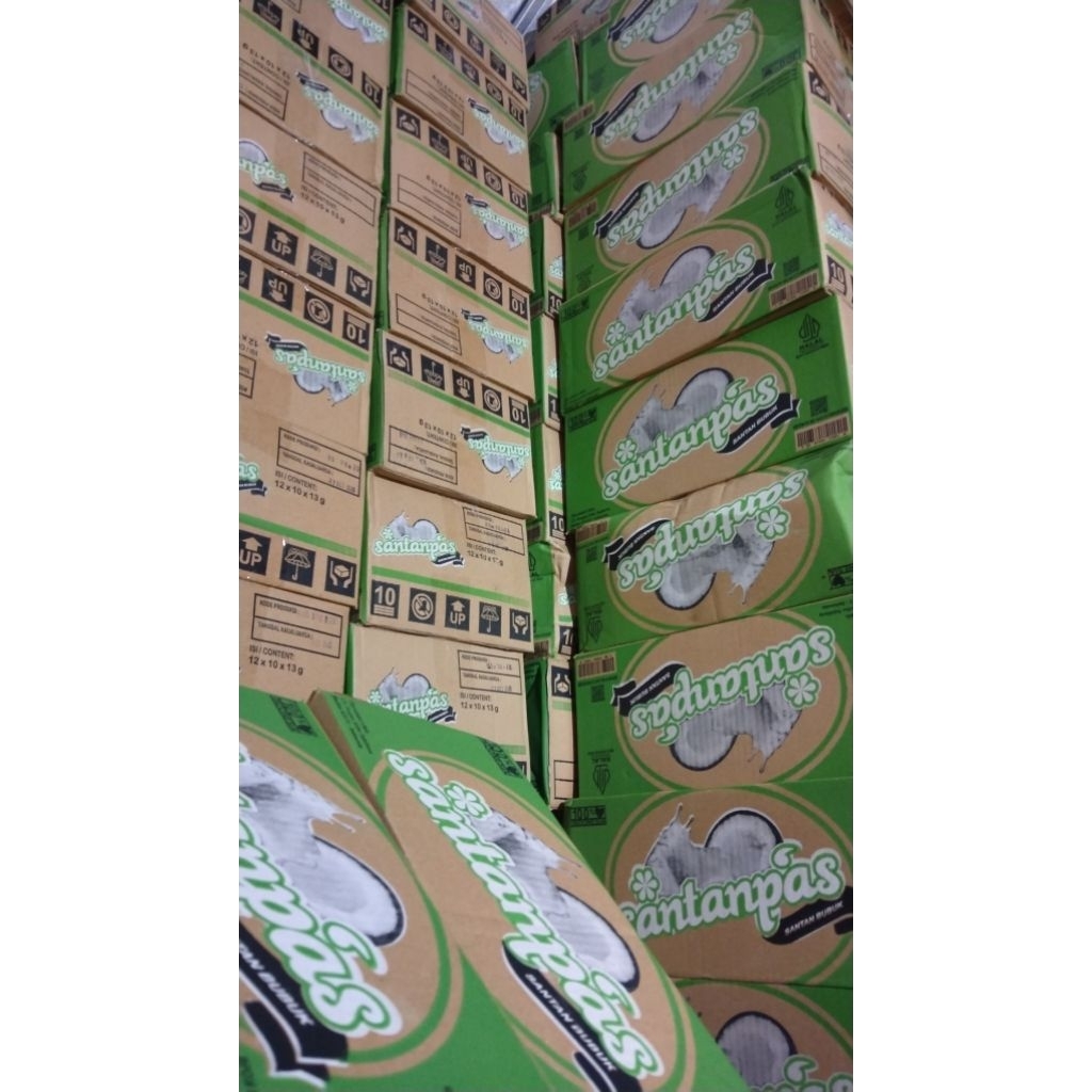 Santanpas Santan Bubuk 1 Dus (12 x 10 x 13g) – Santan Praktis & Kental Asli Kelapa