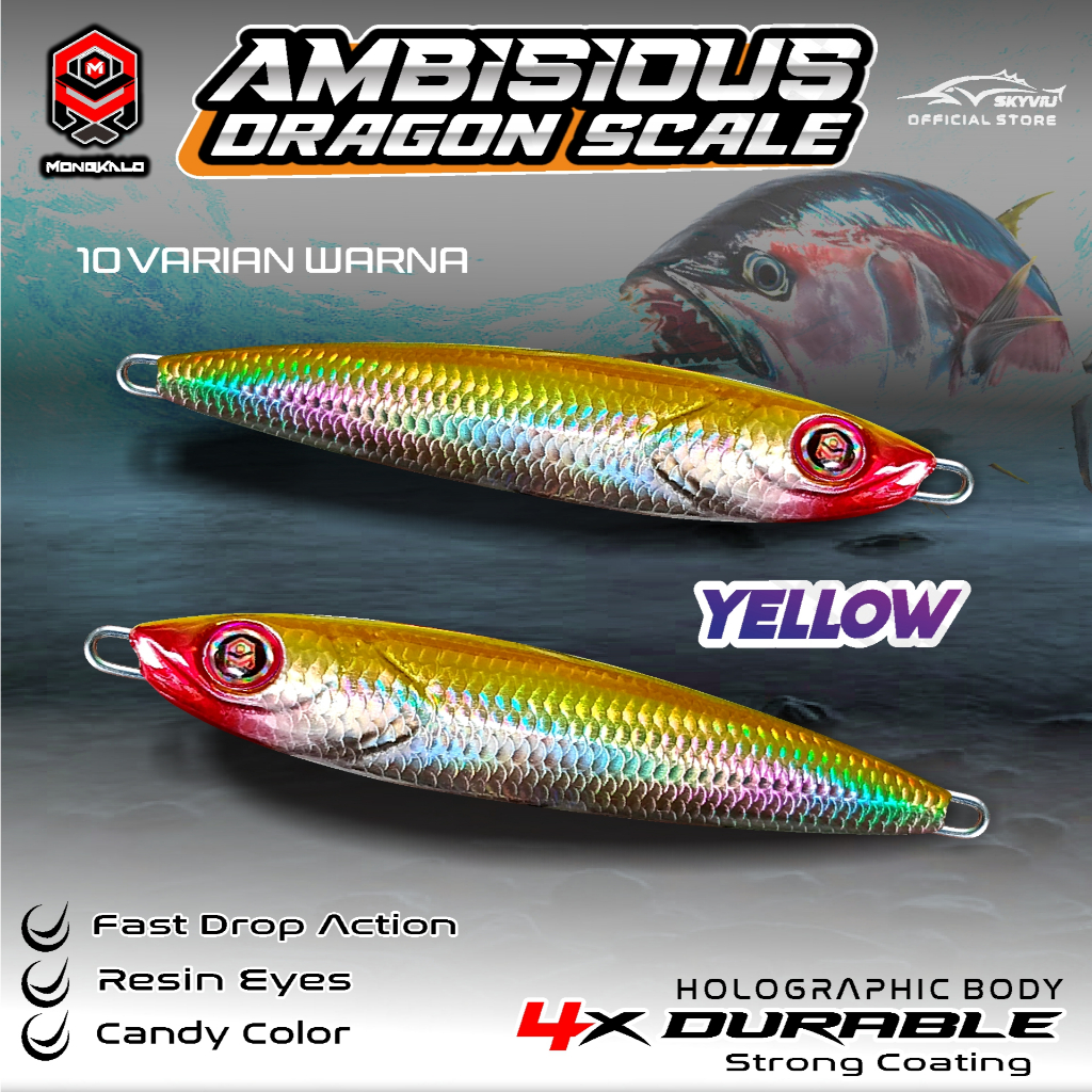 Mongkalo Ambisious Sisik-Kecil noGID noMotif Candy 40 Kuning